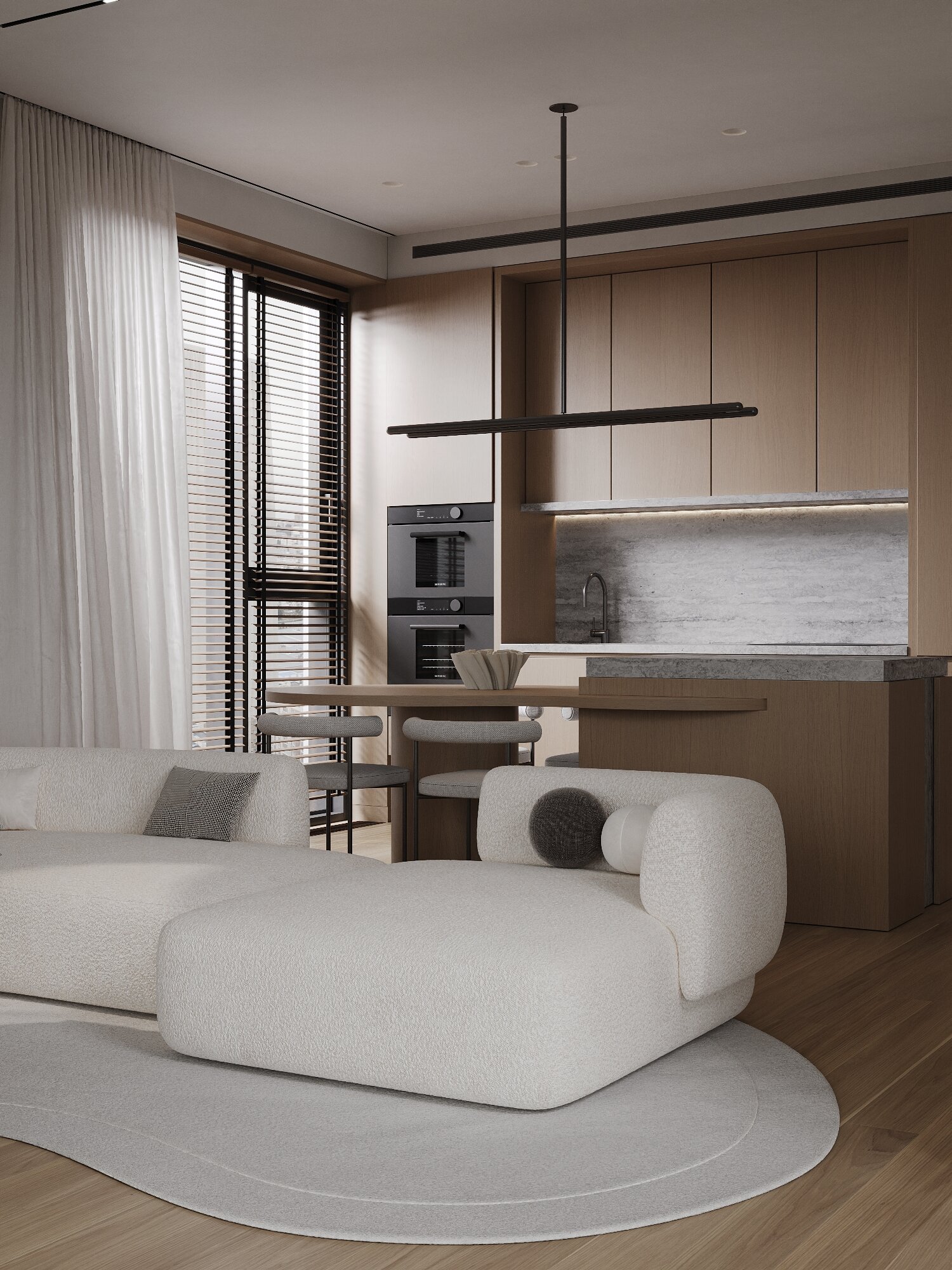 Дизайн интерьера квартиры в ЖК Примавера — проект 4ROOM STUDIO